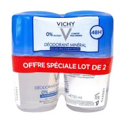 Vichy Deo Bille 48H Mineral 50Mlx2