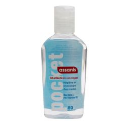 Assanis Pocket Gel Antibactér Main Fl/80Ml