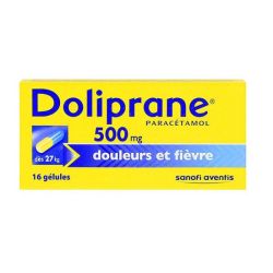 Doliprane 500Mg Gelu Bt16