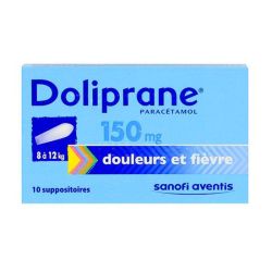 Doliprane 150Mg Sup Bt10