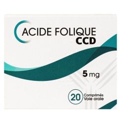 Acide Folique Ccd 5Mg Cpr Bt20