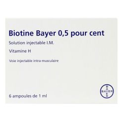 Biotine Bayer 0,5% Inj A.1Ml 6