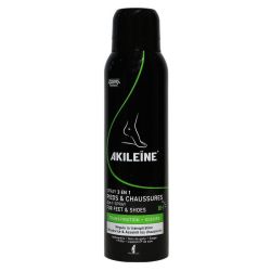 Akileine  Pied Spray Noir 150Ml 1