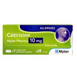 Cetirizine Viatris 10Mg Cpr Bt7