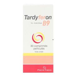 Tardyferon B9 Cp Enr 50Mg+350Ag Bt30