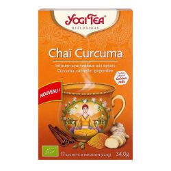 Yogi Tea Tis Ayurvédi Chaï Curcuma Bio 17/2G