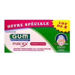 Gum Paroex Dentifrice Lot 2