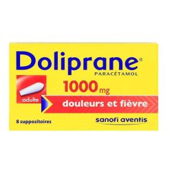 Doliprane 1000Mg Ad. Sup Bt8