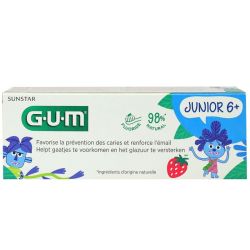 Gum Junior Dentif 7-12Ans Orange T/50Ml