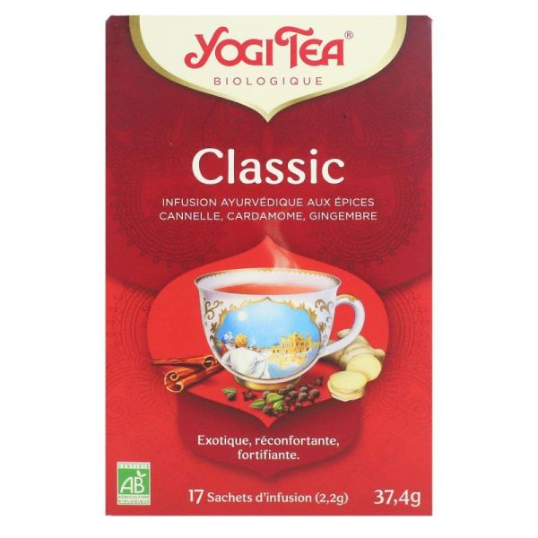 Yogi Tea Tis Ayurvédi Classic Bio 17Sach/2,2G