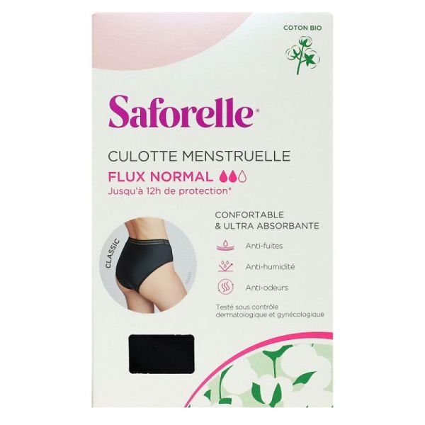 Saforelle Culotte Absorb Noir T38