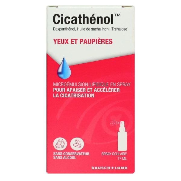 Cicathenol Yeux Paupiere Spr 17Ml