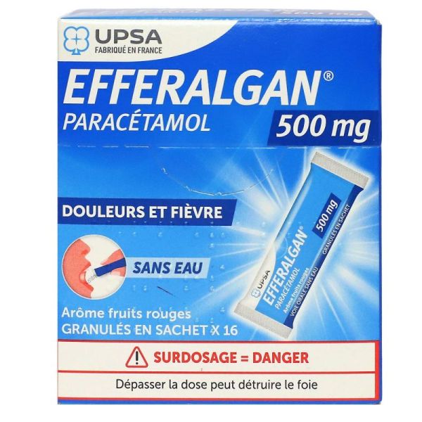 Efferalgan 500Mg Granules Sachet16