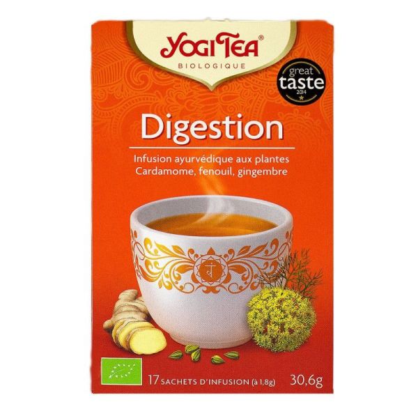 Yogi Tea Tis Ayurvédi Digest Bio 17Sach/1,8G