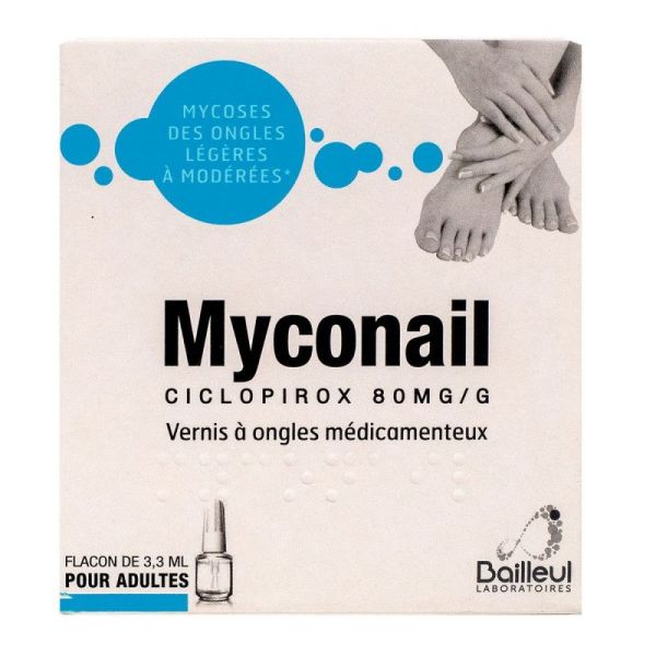 Myconail 80Mg/G Vern Ongl3,3Ml