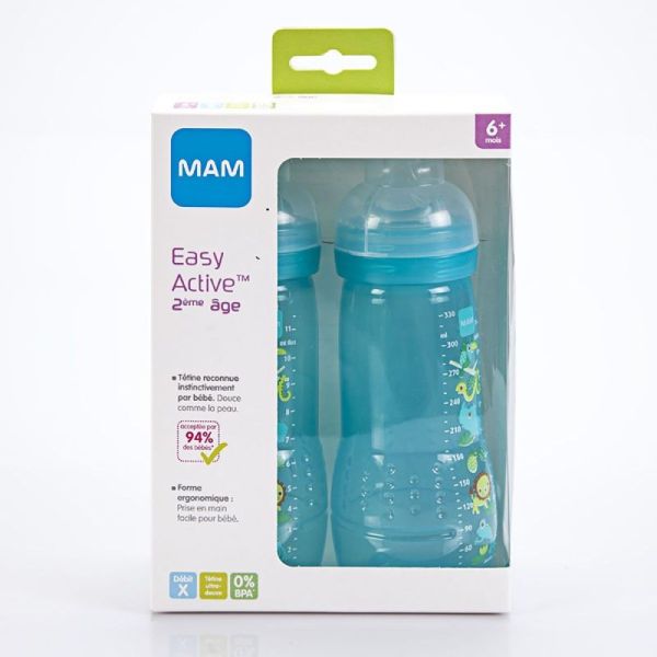 Mam Bib Té Déb X Garçon Col 330Ml B/2