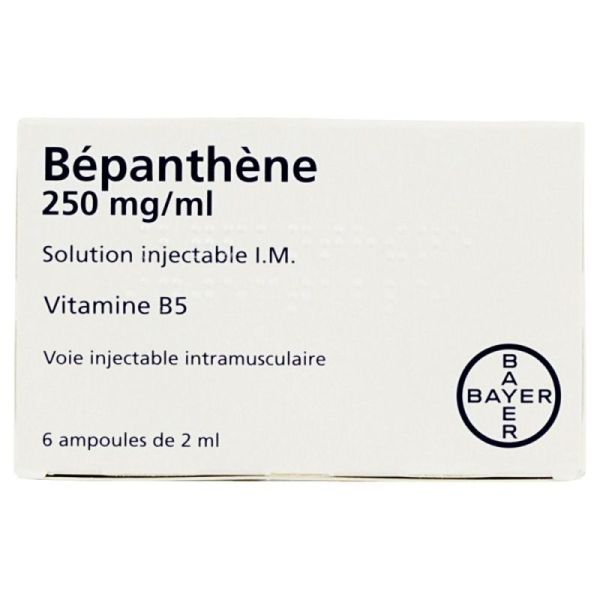 Bepanthene 250Mg/Ml Inj Amp2Ml 6