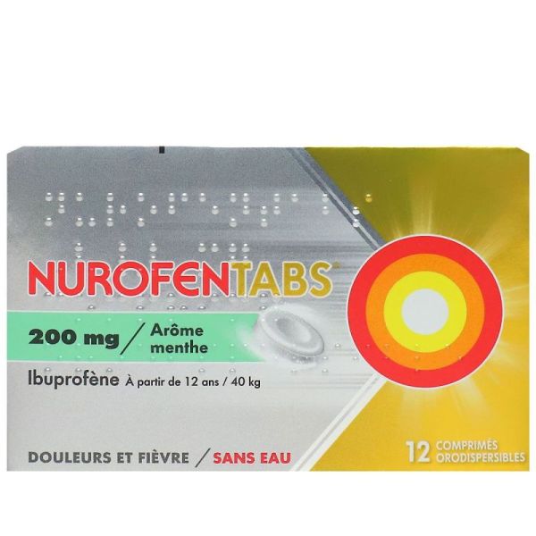 Nurofentabs 200Mg Cpr Disp 12