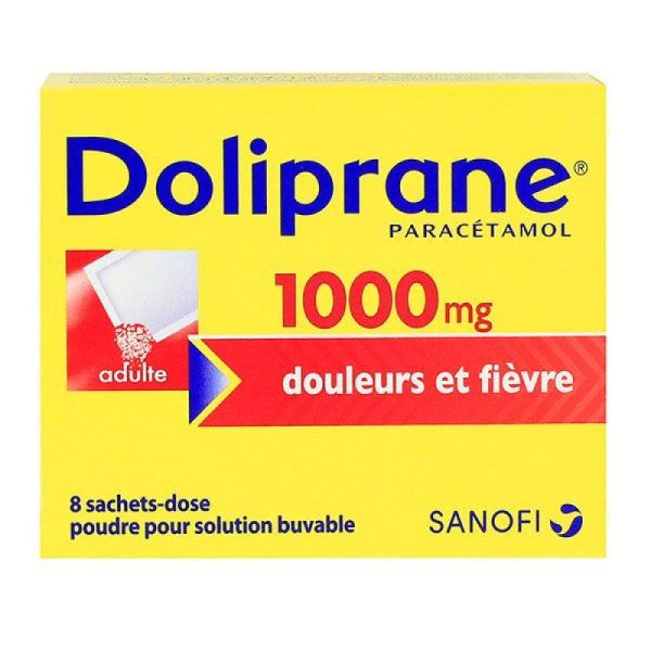 Doliprane 1000Mg Buv Sach 8