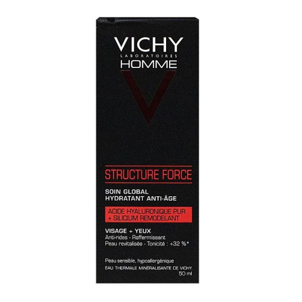 Vichy Homme Structure Force Cr Soin Jour 50Ml