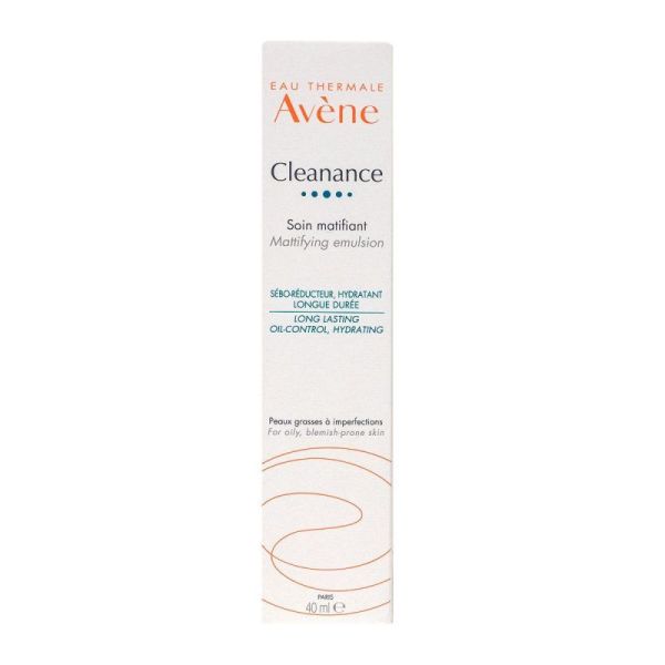 Avene Cleanance Soin Matifiant 40 Ml