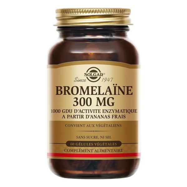 Solgar Bromelaine 300Mg Gel 60