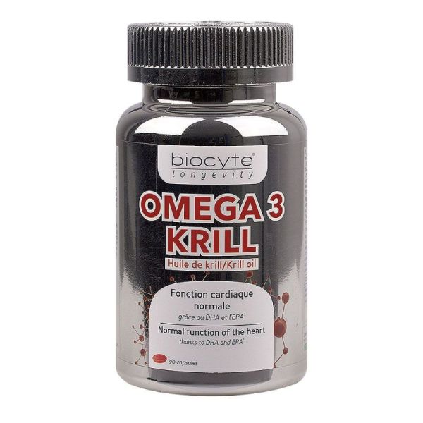 Biocyte Omega 3 Krill 500Mg Caps B/90