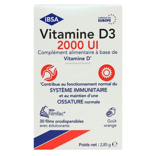 Vitamine D3 2000Ui Filmtec Orod 30