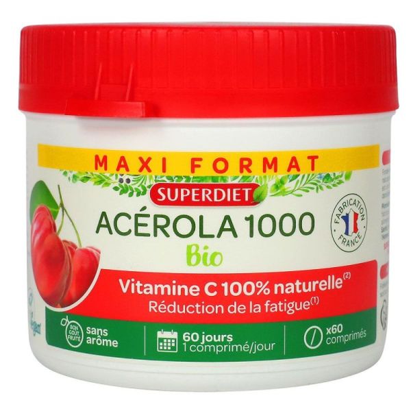 Superdiet Acerol1000 Bio Max Cpr60