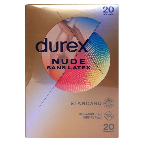 Durex Nude S/S Latex Preserv X20