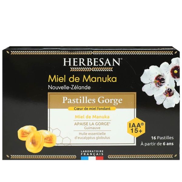 Herbesan Manuka C?Ur Fon Pastil 16