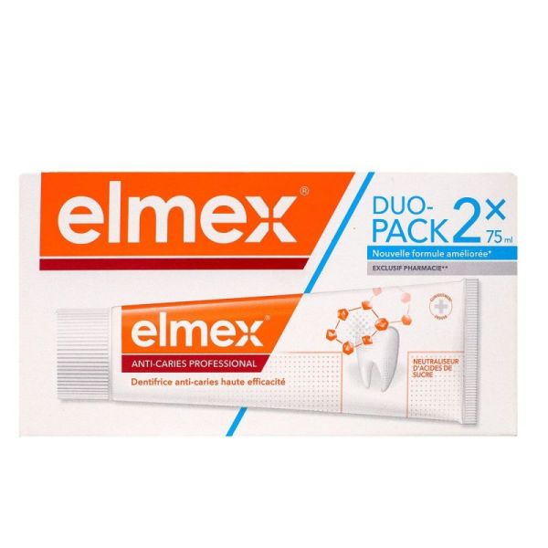 Elmex Anti Carie Prof 2X75Ml