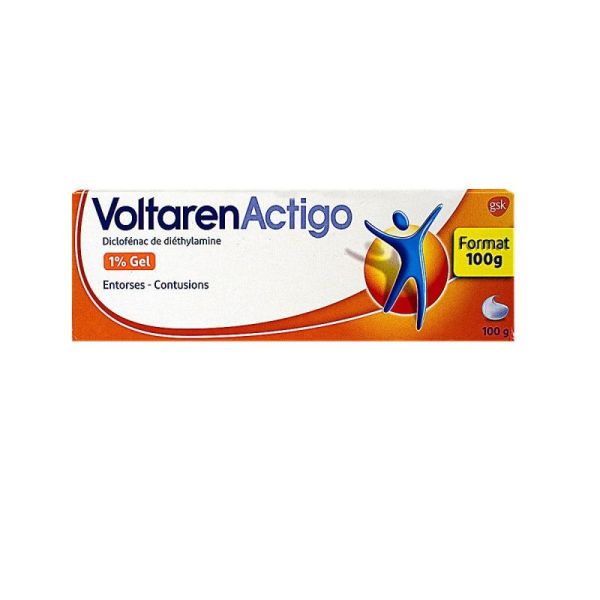 Voltarenactigo 1% Gel Tube 100G