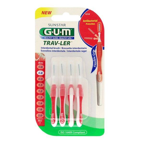 Gum Brossettes Travler 0,8Mmx4 1314