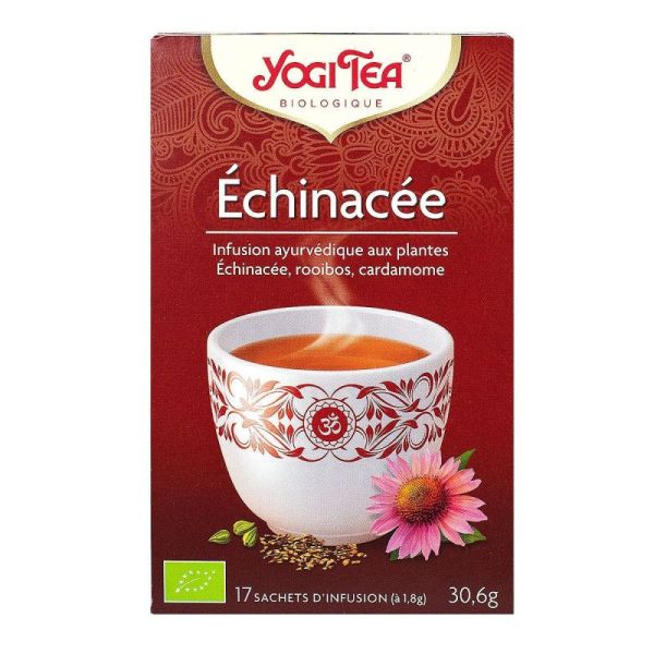 Yogi Tea Tis Ayurvédi Echinacea Bio 17/1,8G