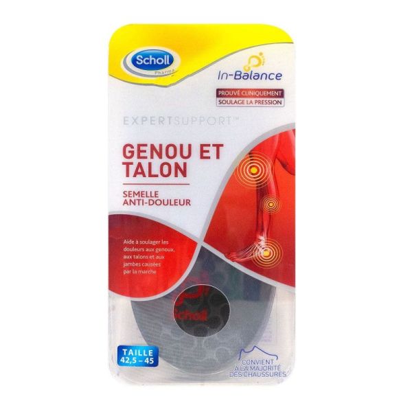 Scholl Semelle Genou & Talon T3