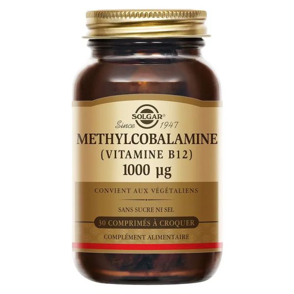 Solgar Methylcobalamine Vitamine B12 1000µg Cpr30