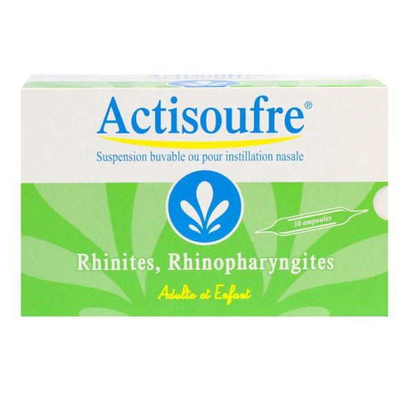 Actisoufre Nas Buv Amp10Ml 30