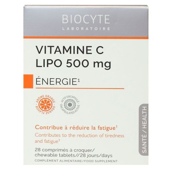 Biocyte Vitamine C 500Mg A Croquer 28Cp