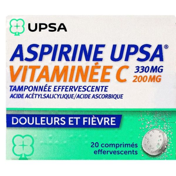 Aspirine Upsa Vit C C.effv 20